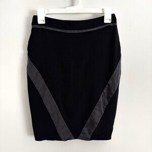 Anna Molinari Black Silk Mini Skirt Women’s Size 40 / US 4 Minimalist Classy